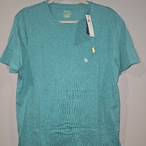 Polo Ralph Lauren Men's Custom Slim Fit Shirt Short Sleeve Large Brand New NWT Q